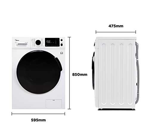 Waschtrockner Trockner Waschmaschine Frontlader Midea WT7.86i EEK:A 8kg/6kg LED