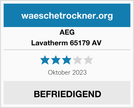AEG Lavatherm 65179 AV  Test