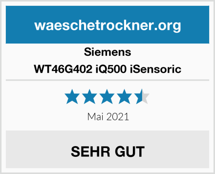 Siemens WT46G402 iQ500 iSensoric Test