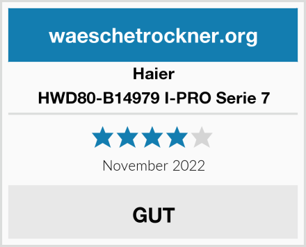 Haier HWD80-B14979 I-PRO Serie 7 Test